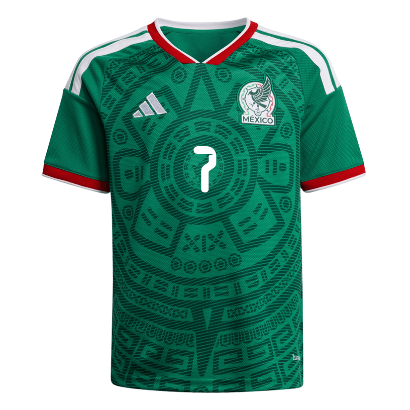 adidas Youth G. Mora Mexico 2026 Home World Cup Jersey (Bold Green) | SoccerWearhouse