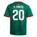 adidas Youth H. Martin Mexico 2026 Home World Cup Jersey (Bold Green)