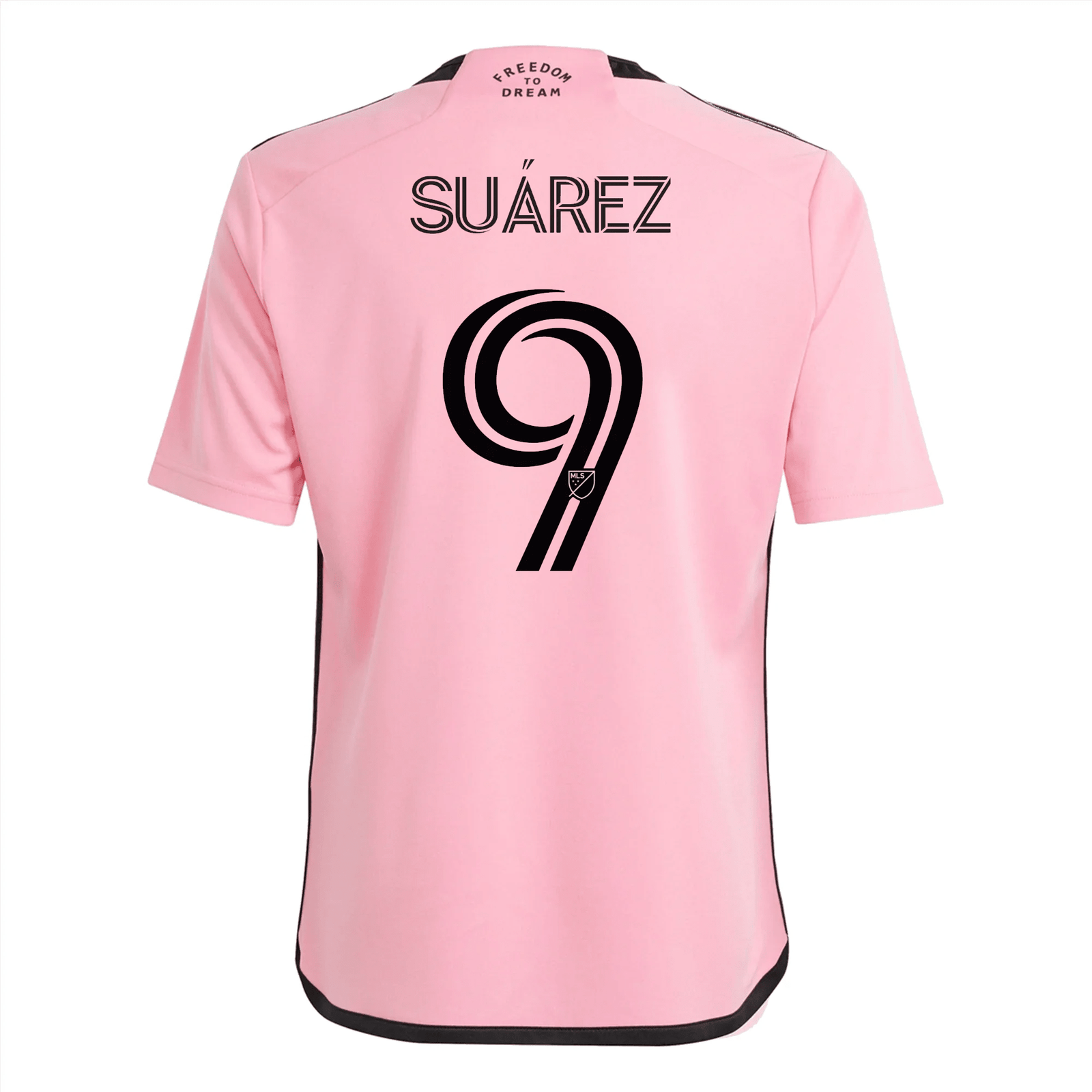 adidas Youth Inter Miami Luis Suarez Home Jersey 24/25 (Easy Pink) | SoccerWearhouse