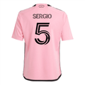 adidas Youth Inter Miami Sergio Busquets Home Jersey 24/25 (Easy Pink)
