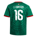 adidas Youth J. Cortizo Mexico 2026 Home World Cup Jersey (Bold Green)