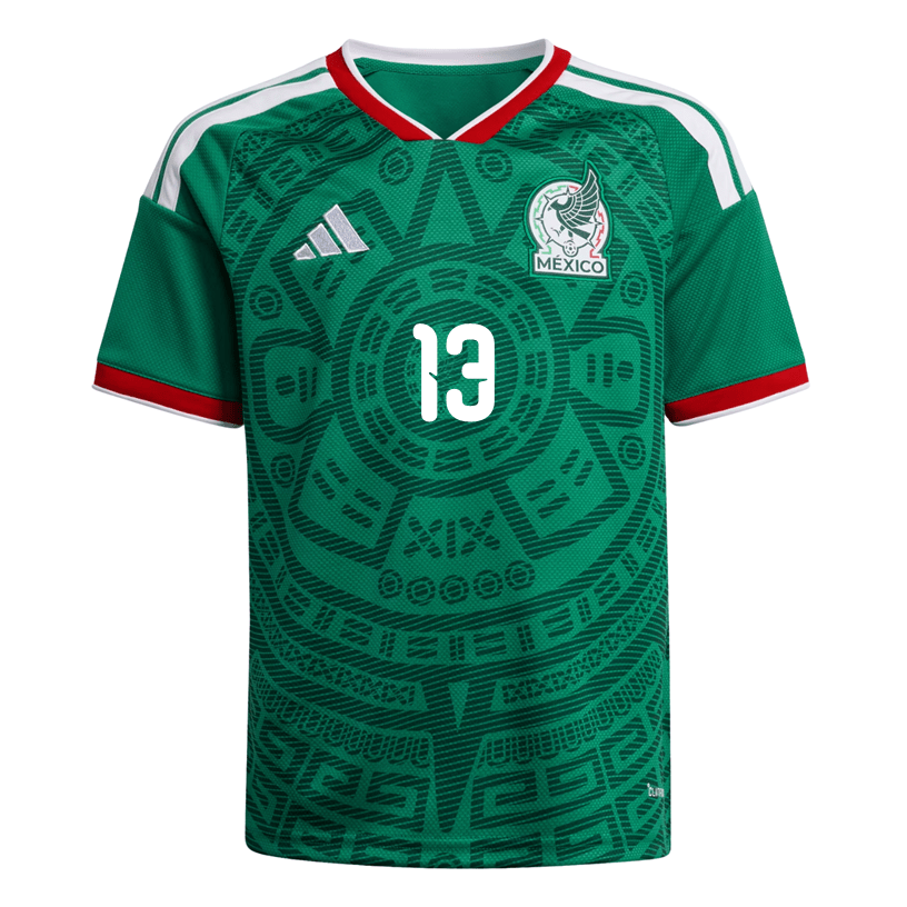 adidas Youth J. Orozco Mexico 2026 Home World Cup Jersey (Bold Green) | SoccerWearhouse