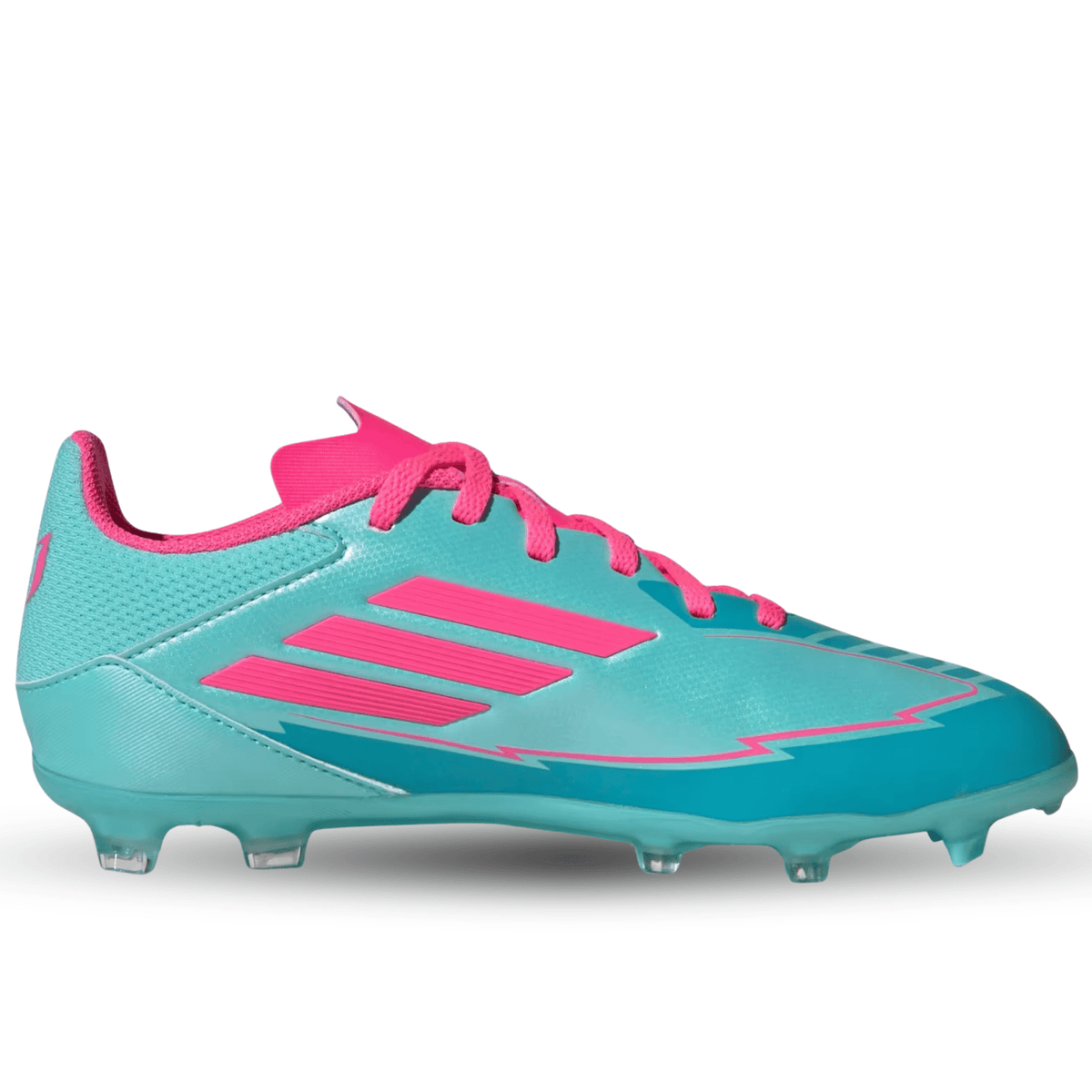 adidas Youth Jr. Messi F50 League FG/MG (Aqua/Lucid Pink) | SoccerWearhouse
