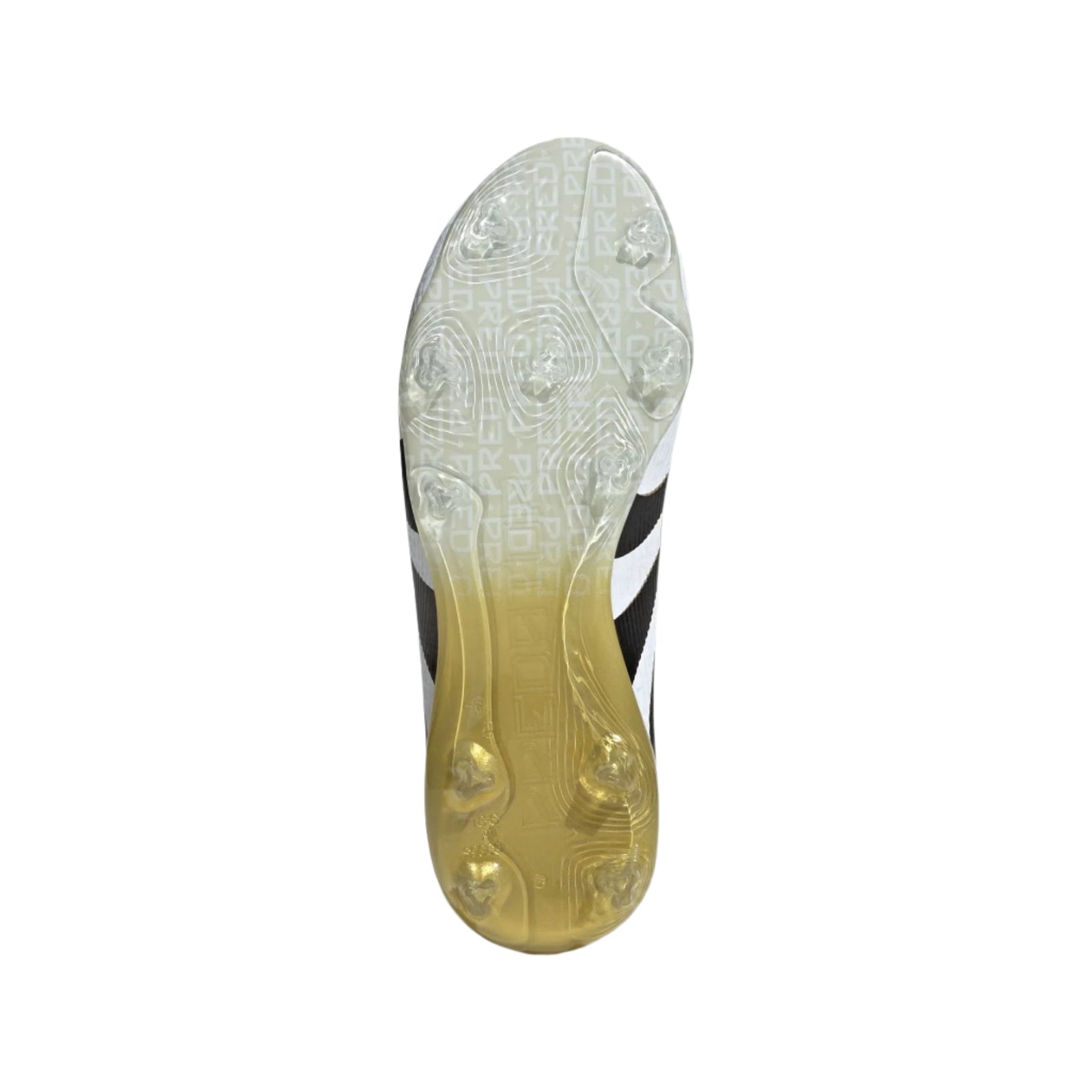 adidas Youth Jr. Predator Elite Junior Firm Ground Cleats (White/Black/Gold Metallic) | SoccerWearhouse
