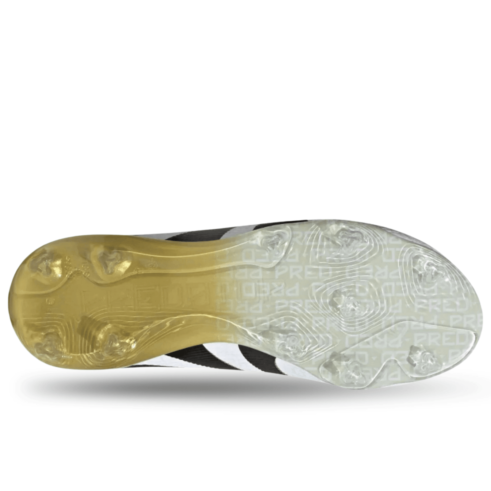 adidas Youth Jr. Predator Elite Junior Firm Ground Cleats (White/Black/Gold Metallic) | SoccerWearhouse
