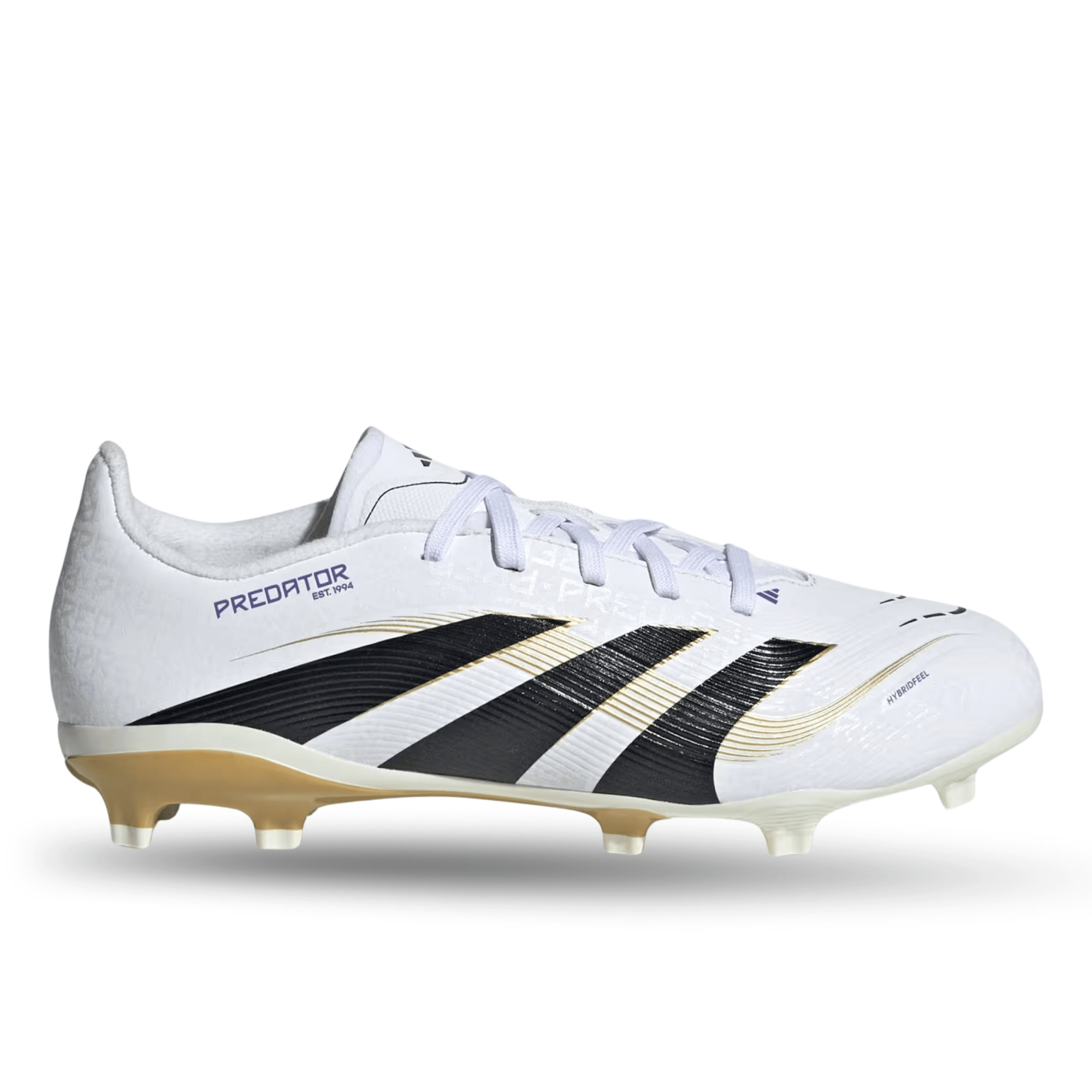 adidas Youth Jr. Predator League FG/MG Junior Soccer Cleats (White/Bla