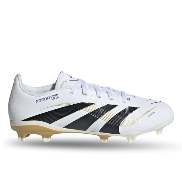 adidas Youth Jr. Predator League FG/MG Junior Soccer Cleats (White/Bla