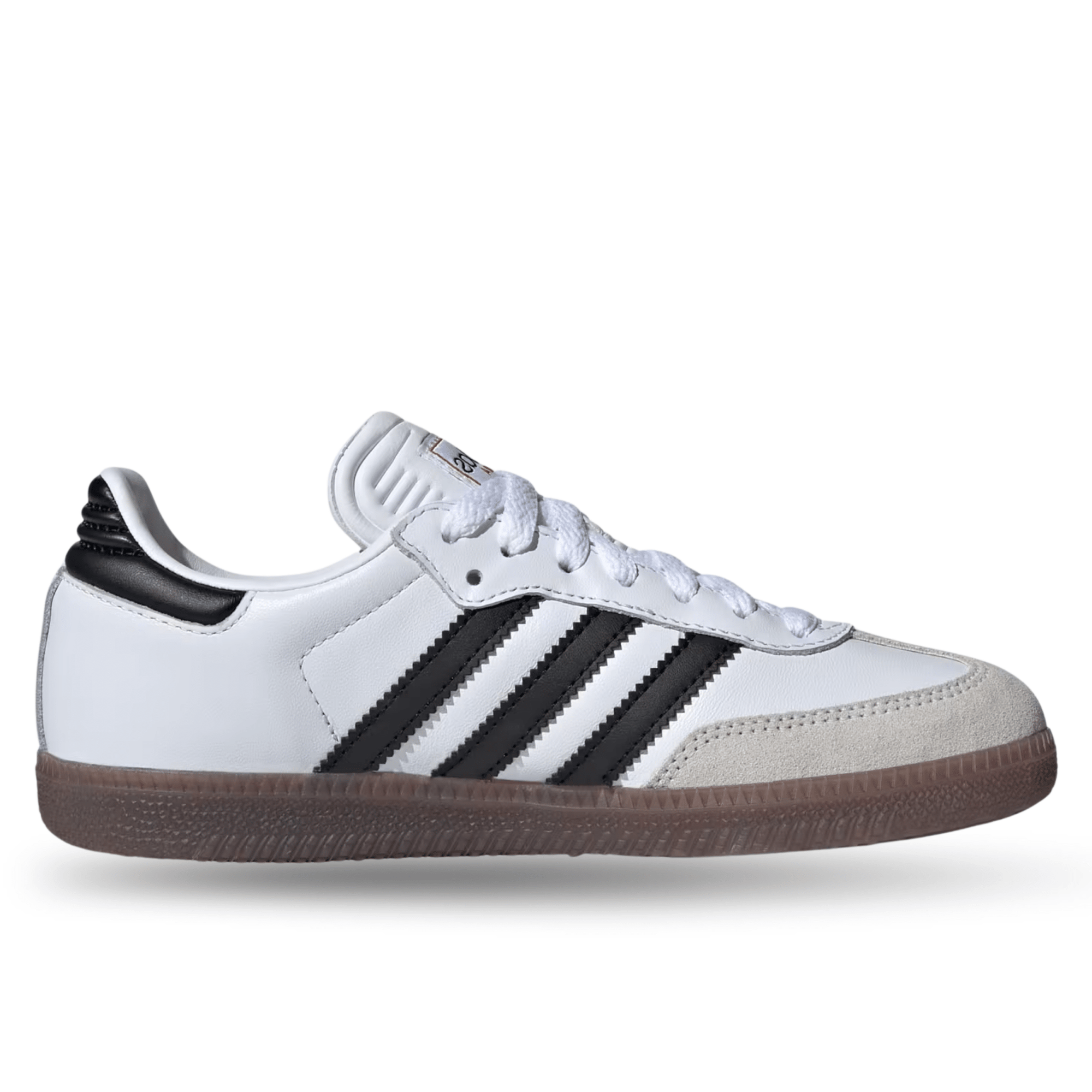 adidas Samba シューズ ブラック/ホワイト adidas Youth Jr. Samba Soccer Shoes (White/Black)