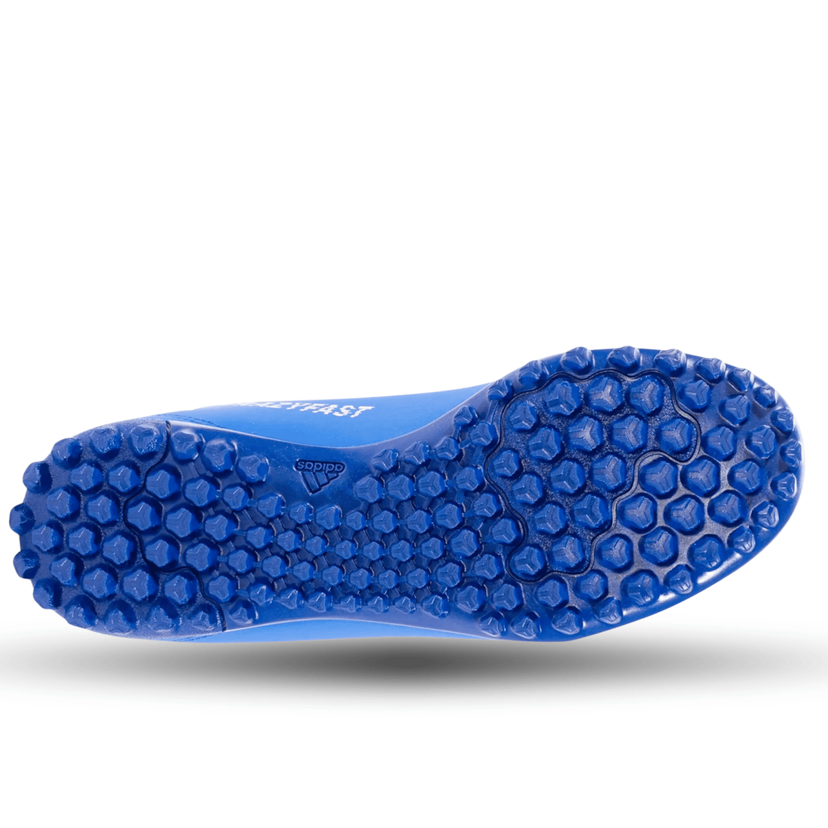 adidas Youth Jr. X Crazyfast.4 Turf Soccer Shoes (Bright Royal/White) | SoccerWearhouse