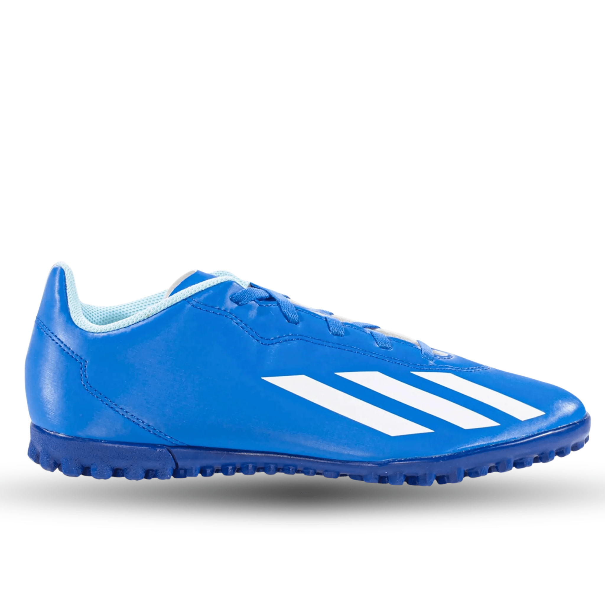 adidas Youth Jr. X Crazyfast.4 Turf Soccer Shoes (Bright Royal/White) adidas Youth Jr. X Crazyfast.4 Turf Soccer Shoes (Bright Royal/White)