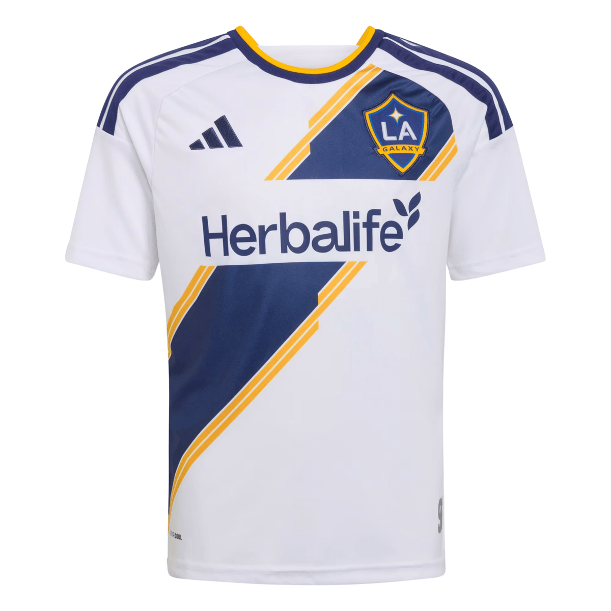 adidas Youth LA Galaxy 26/27 Home Jersey (White) | SoccerWearhouse