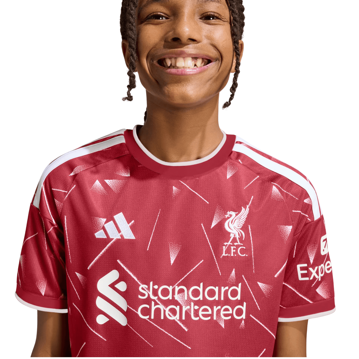 adidas Youth Liverpool Home Jersey 26/27 (Red) | SoccerWearhouse