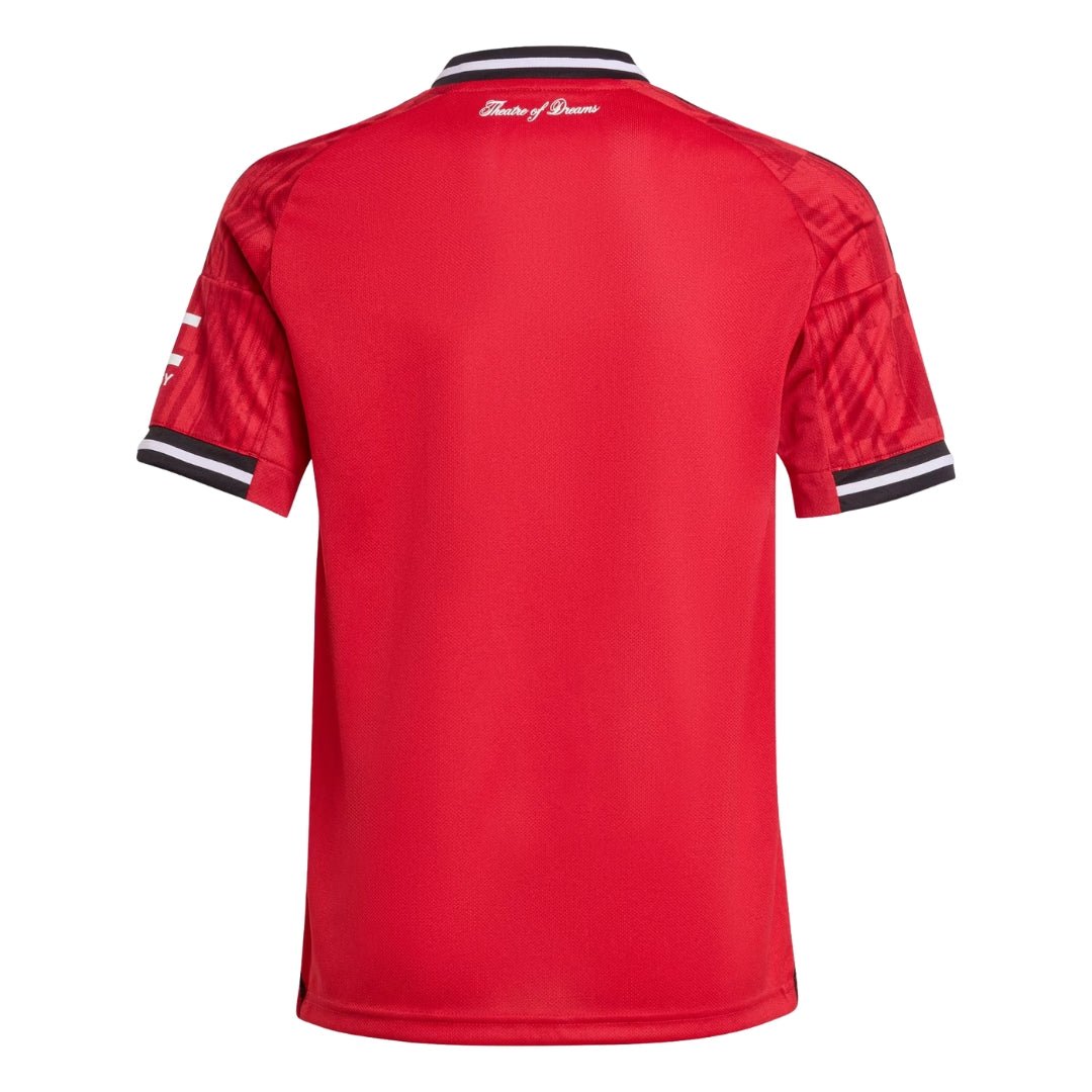 adidas Youth Manchester United 25/26 Home Jersey (Red) | SoccerWearhouse