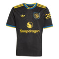 adidas Youth Manchester United 25/26 Third Jersey (Black)