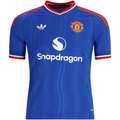 adidas Youth Manchester United Away Jersey 26/27 (Blue)