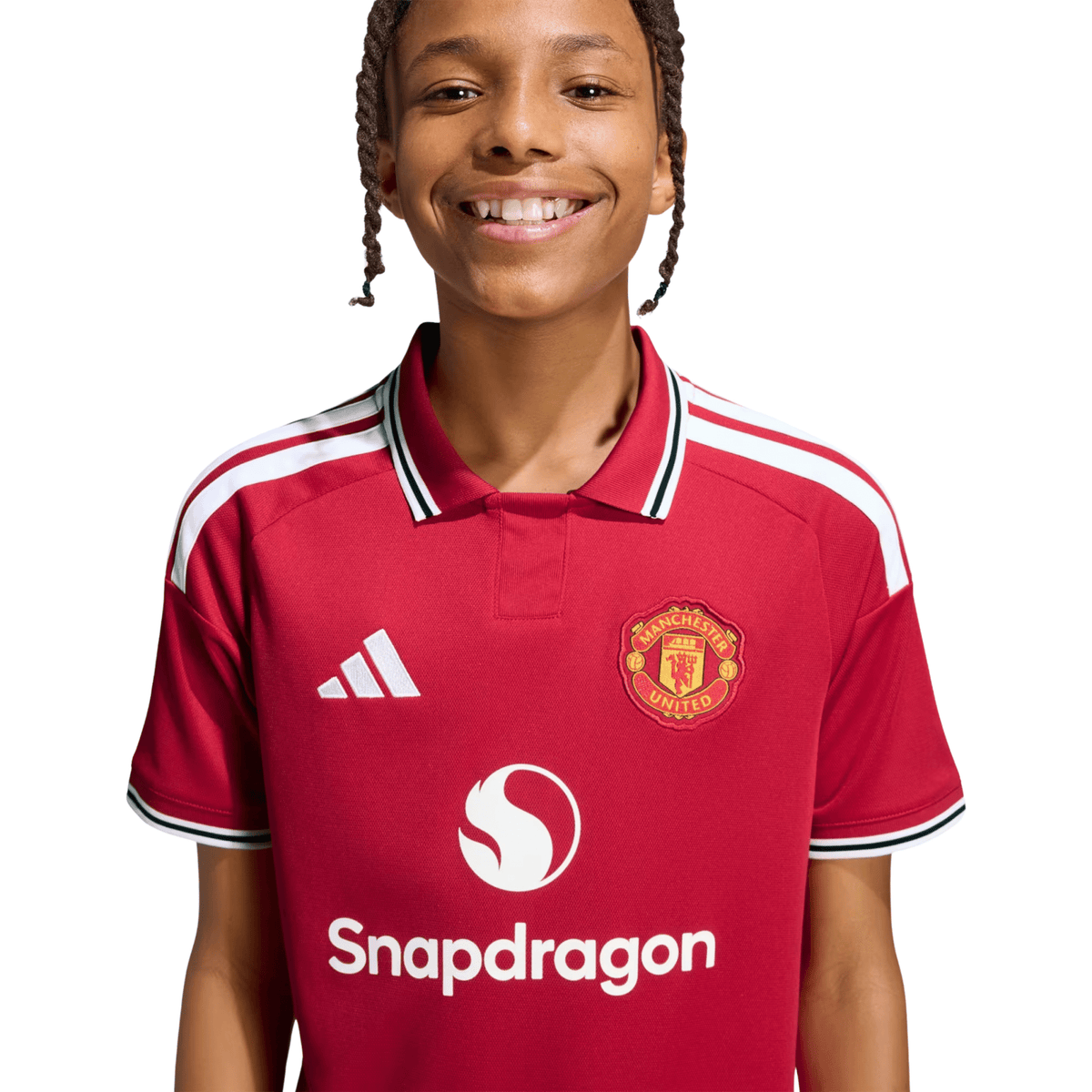 adidas Youth Manchester United Home Jersey 26/27 (Red) | SoccerWearhouse