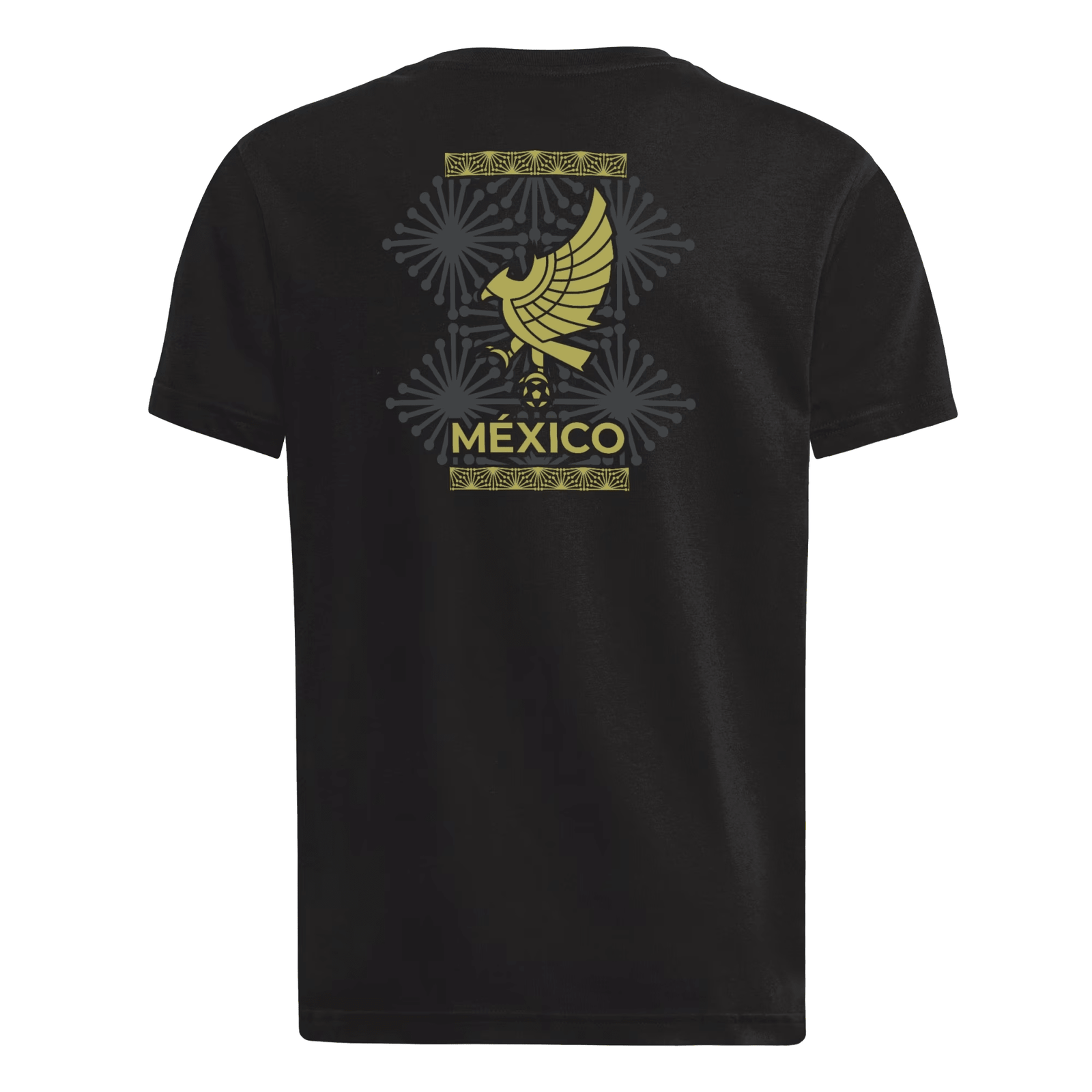 adidas Youth Mexico Fresh Logo T-Shirt 25/26 (Black/Gold) | SoccerWearhouse