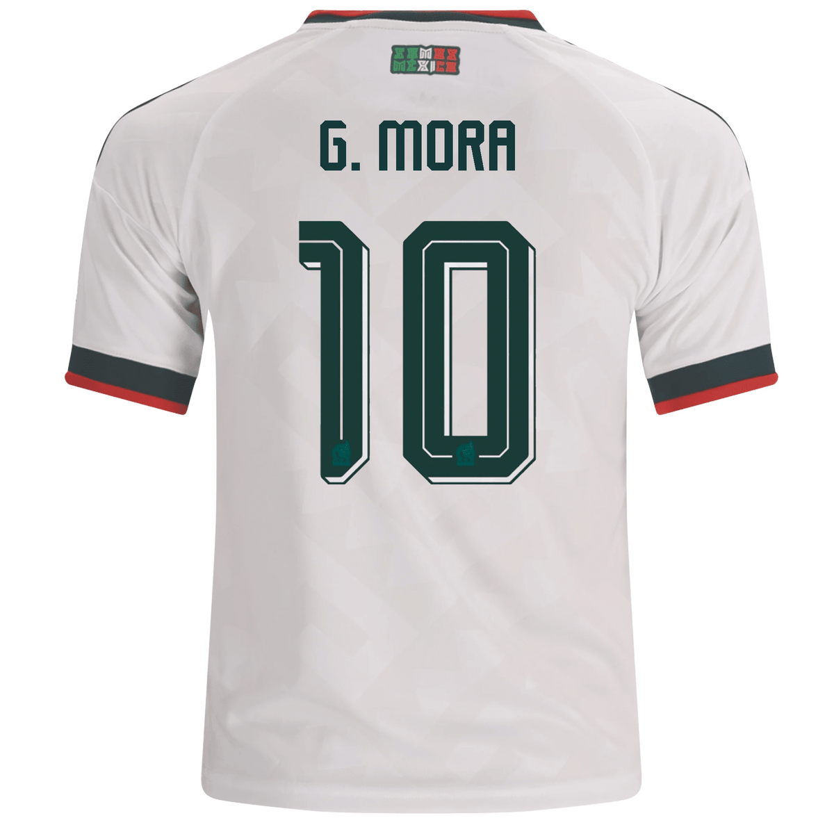 adidas Youth Mexico Gilberto Mora Away Jersey 2026 (White) | SoccerWearhouse
