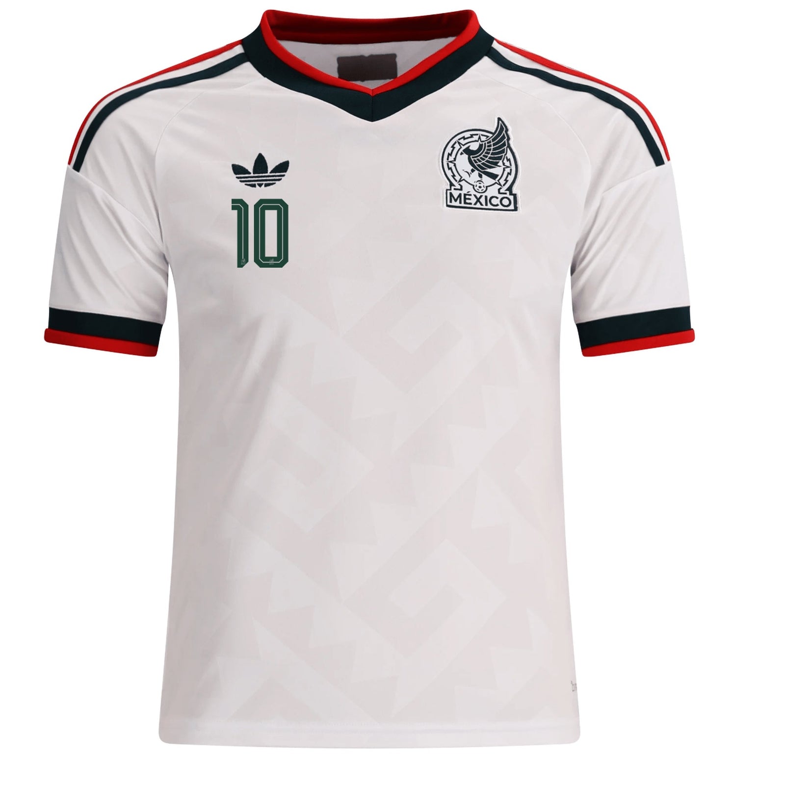 adidas Youth Mexico Gilberto Mora Away Jersey 2026 (White) | SoccerWearhouse