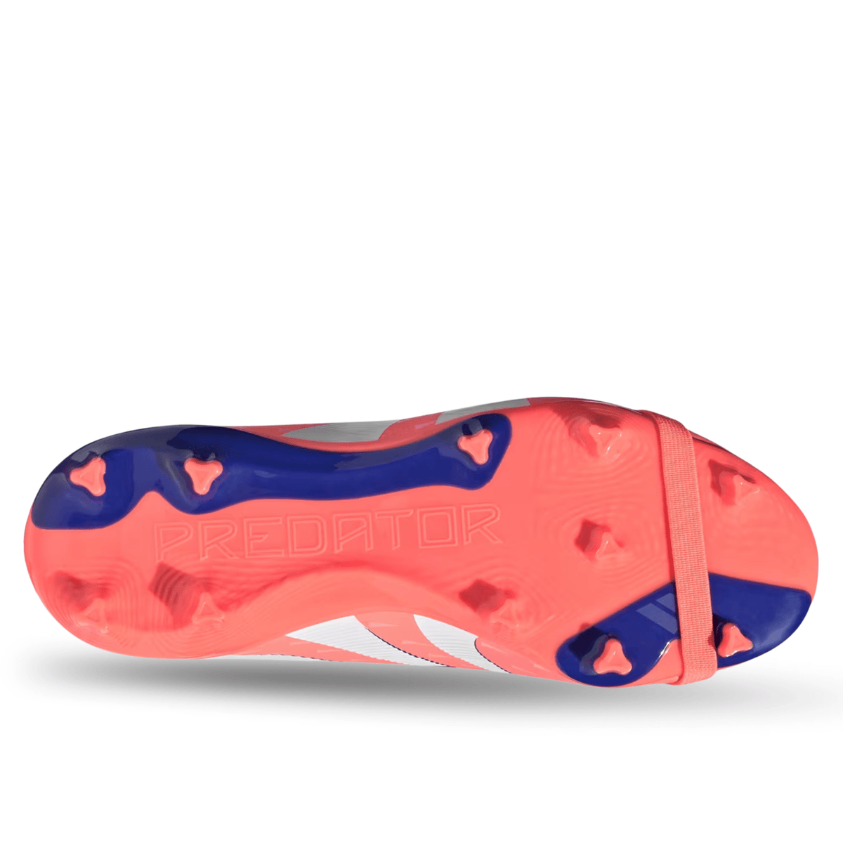 adidas Youth Predator League Fold - Over Tongue Firm/Multi Ground Junior Soccer Cleats (Coral/White/Orange) | SoccerWearhouse