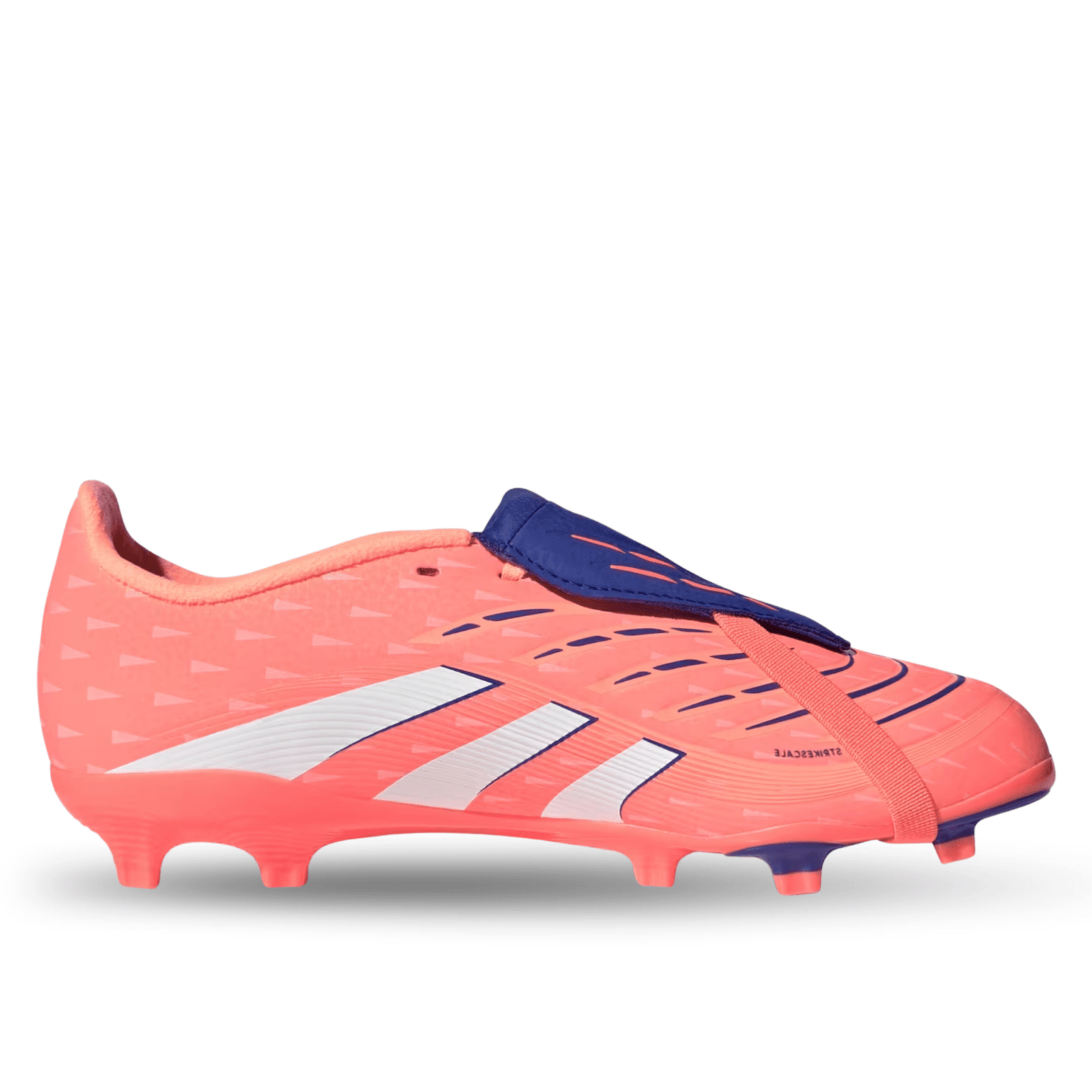 adidas Youth Predator League Fold - Over Tongue Firm/Multi Ground Junior Soccer Cleats (Coral/White/Orange) | SoccerWearhouse