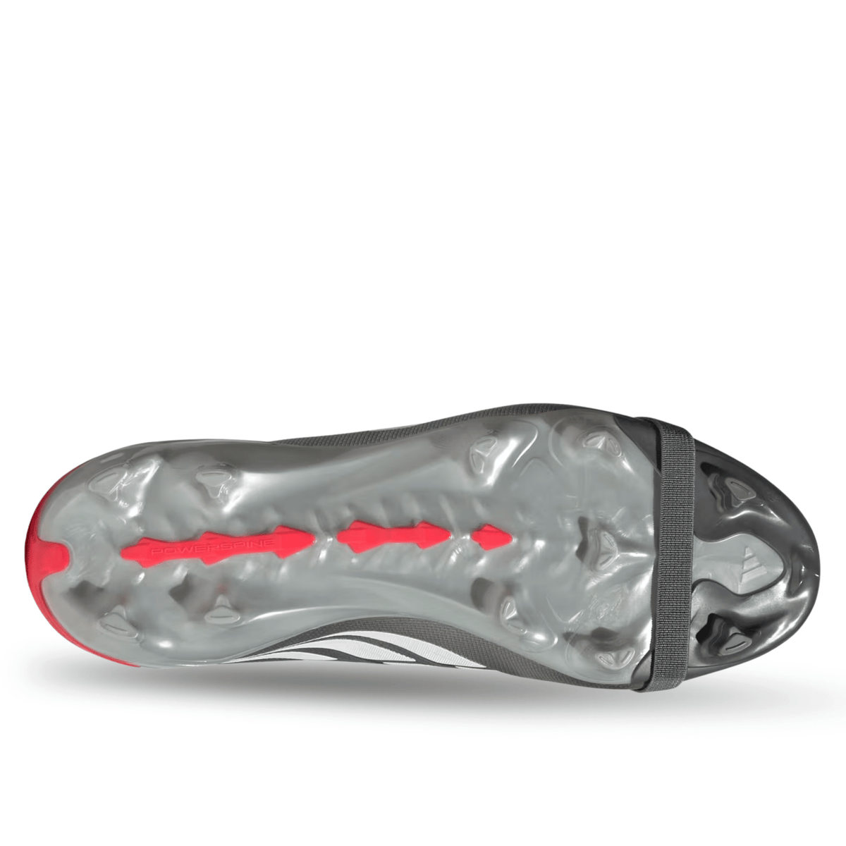 adidas Youth Predator League Fold Tongue FT FG J Soccer Cleats (Iron Metallic/Lucid Red) | SoccerWearhouse