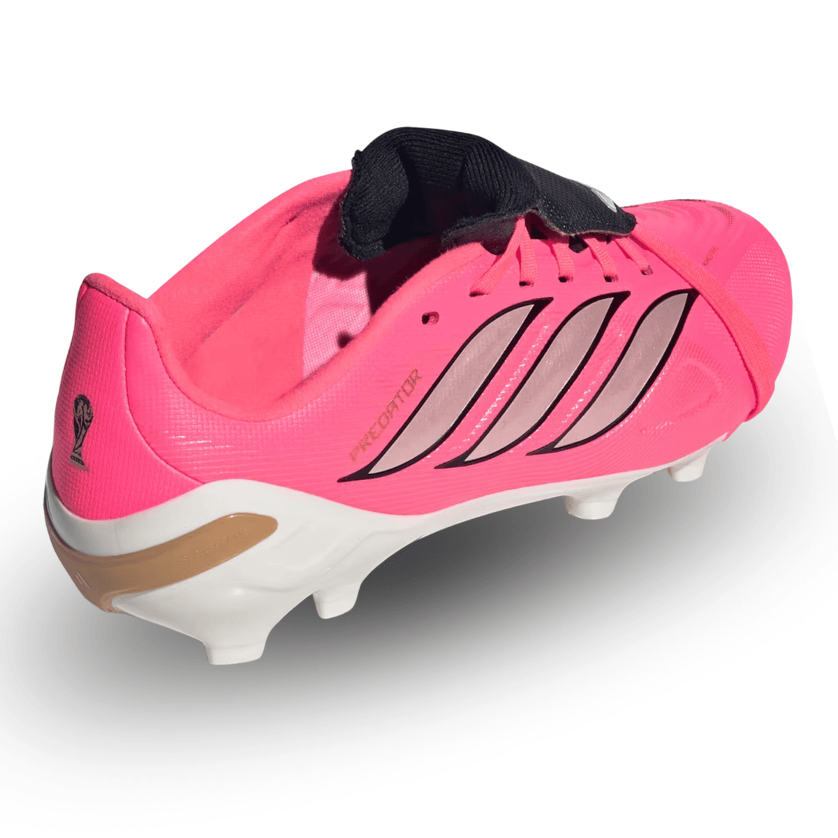 adidas Youth Predator League FT Firm Ground Soccer Cleats (Pink) | SoccerWearhouse