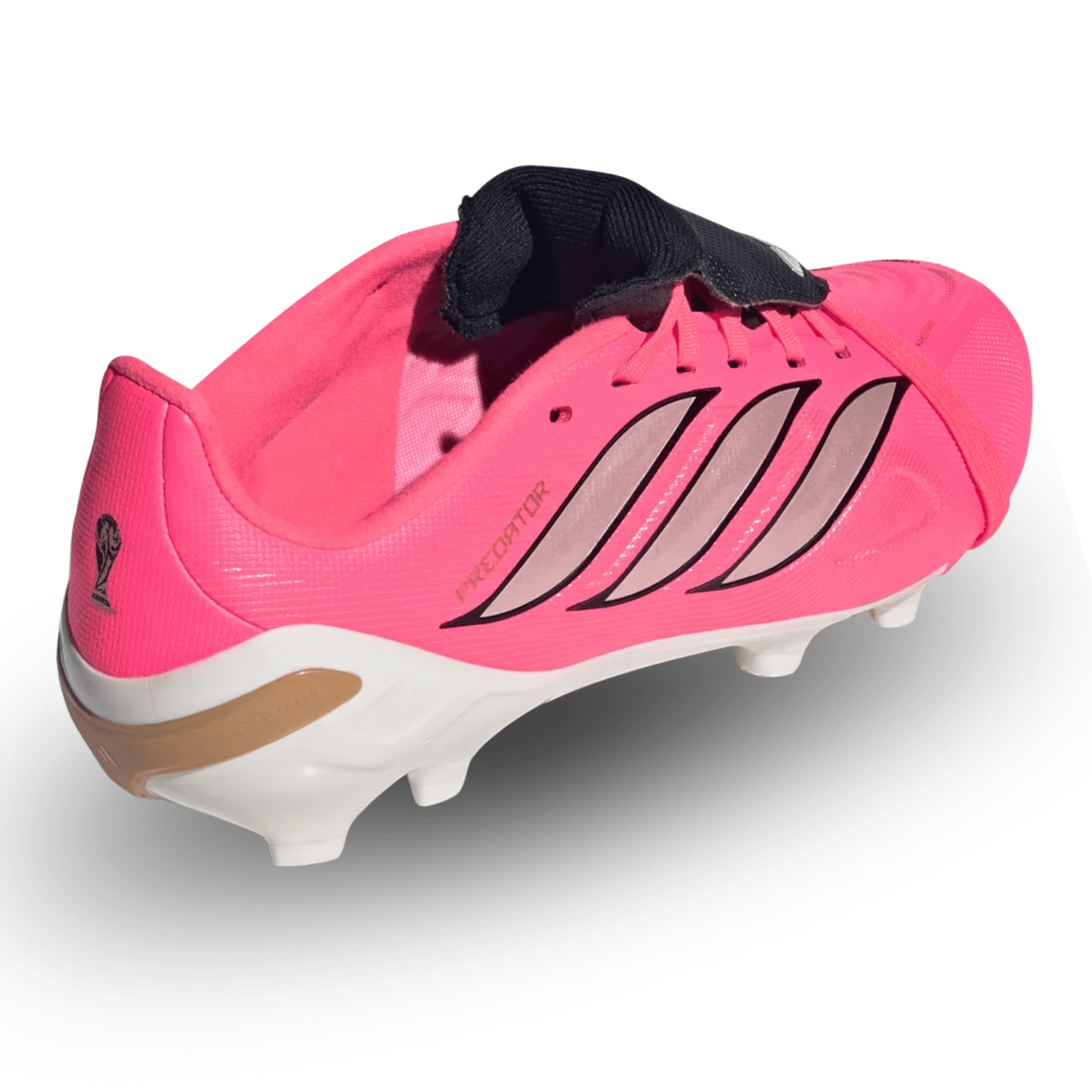 adidas Youth Predator League FT Firm Ground Soccer Cleats (Pink) | SoccerWearhouse
