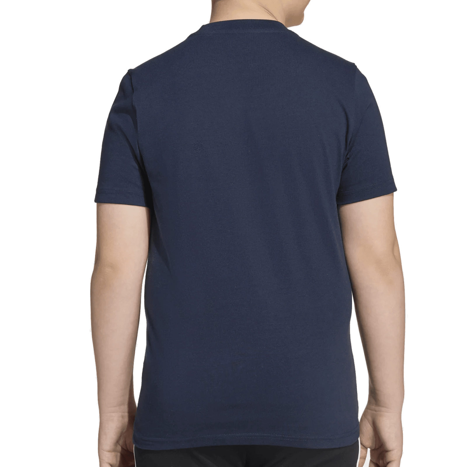 adidas Youth Real Madrid 25/26 Lettering T-Shirt (Legend Ink/White) | SoccerWearhouse