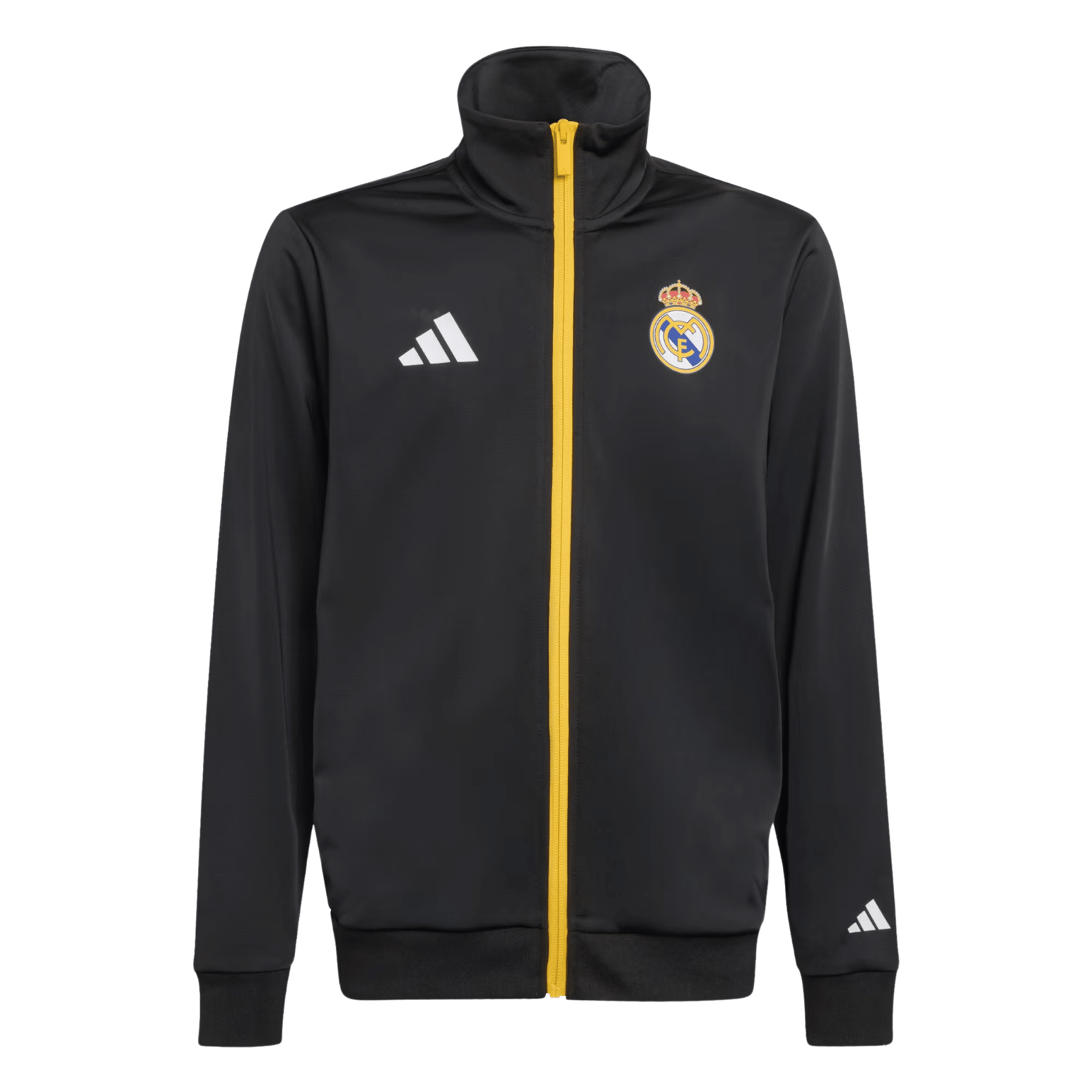 adidas Youth Real Madrid Avengers Track Top Jacket 25/26 (Black) | SoccerWearhouse