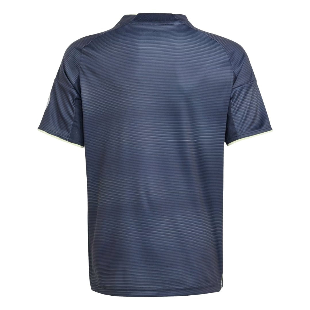 adidas Youth Real Madrid Kylian Mbappe Away Jersey 25/26 (Legend Ink) | SoccerWearhouse