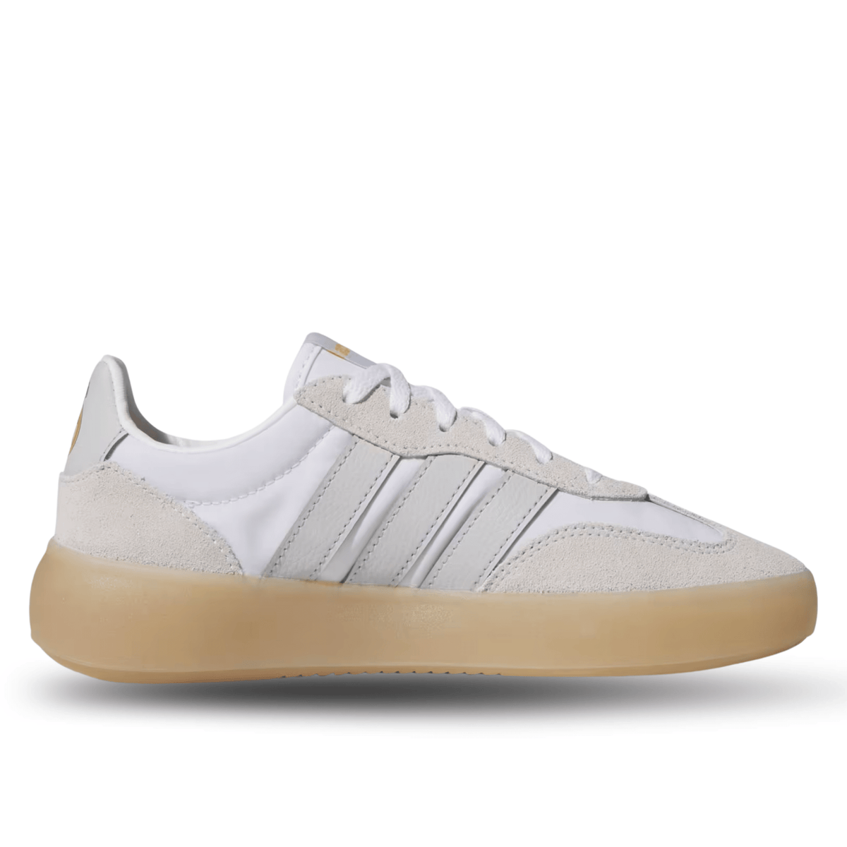 adidas Youth Real Madrid Barreda Decode Junior Soccer Shoes (White/Grey/Gum) | SoccerWearhouse