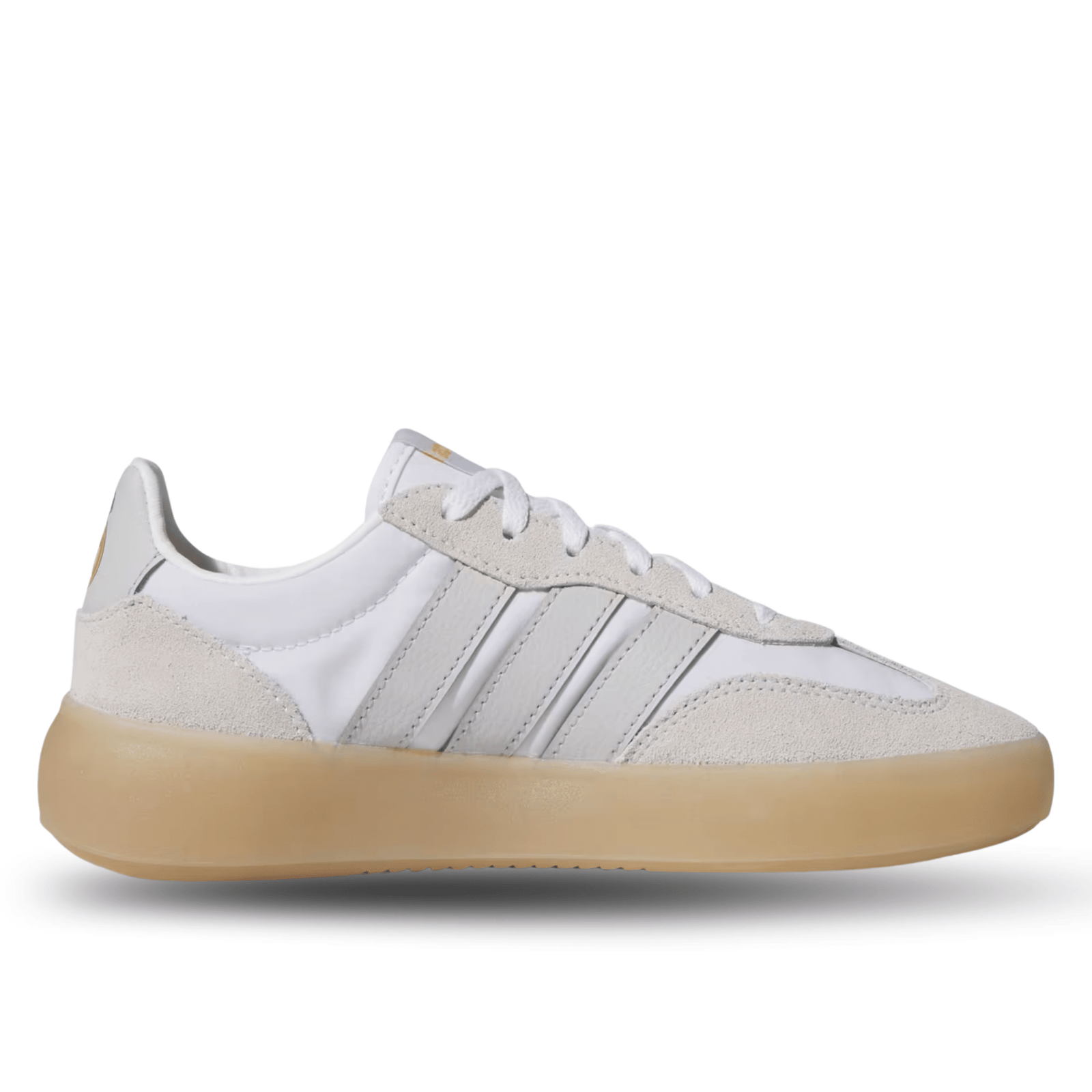 adidas Youth Real Madrid Barreda Decode Junior Soccer Shoes (White/Grey/Gum) | SoccerWearhouse