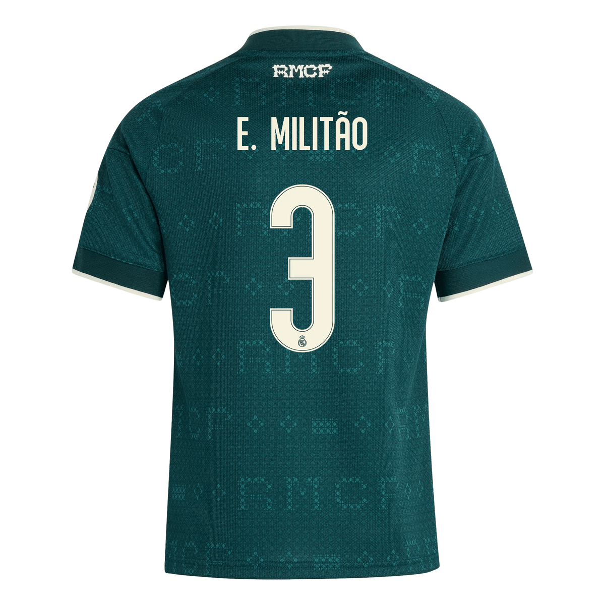 adidas Youth Real Madrid Éder Militão Away Jersey 26/27 (Green) | SoccerWearhouse