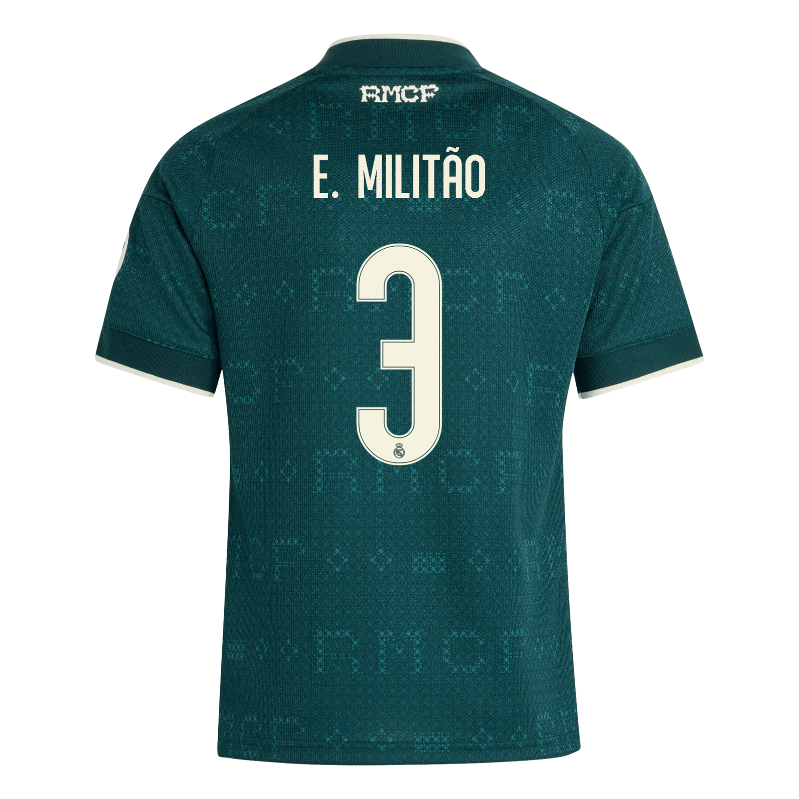 adidas Youth Real Madrid Éder Militão Away Jersey 26/27 (Green) | SoccerWearhouse