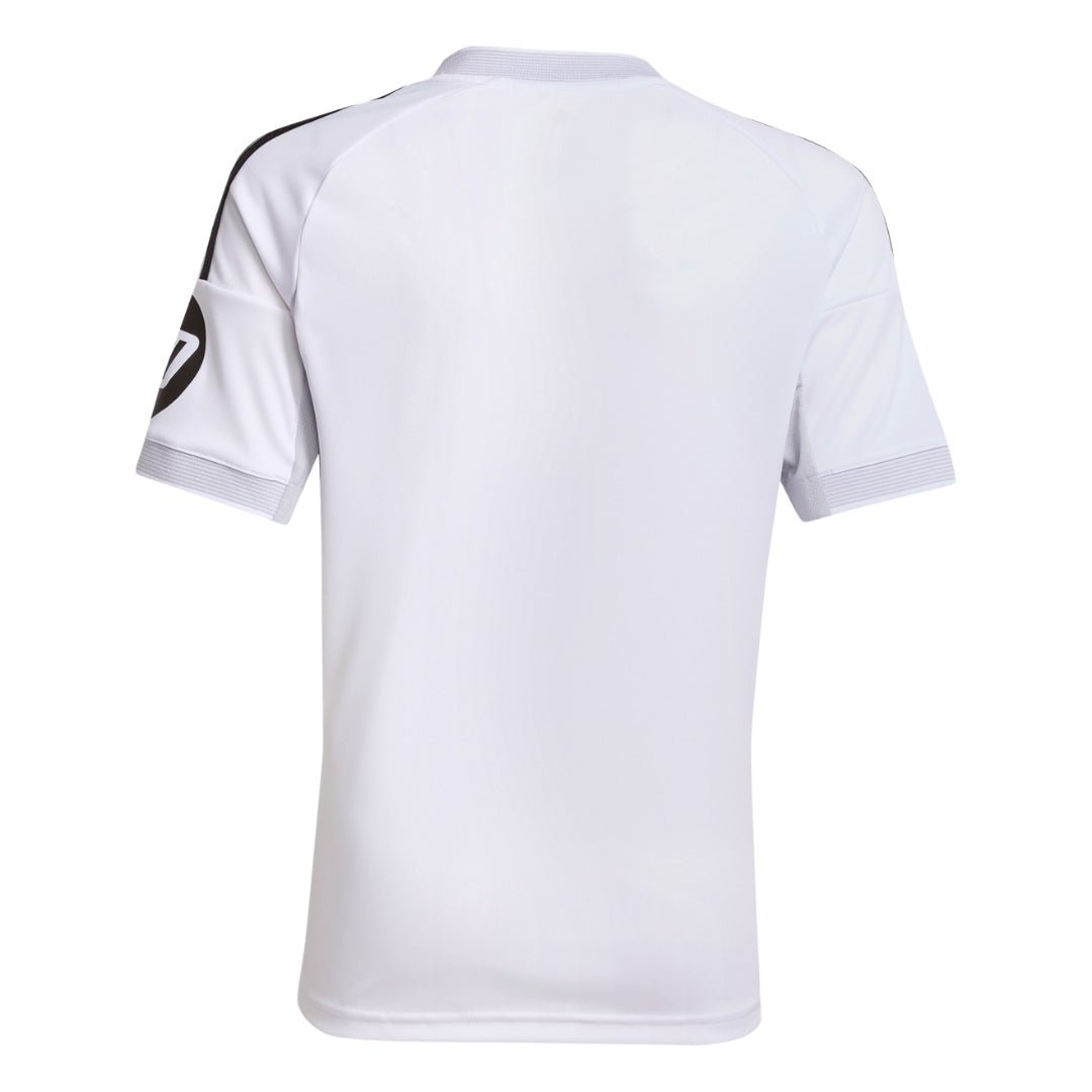 adidas Youth Real Madrid Home Jersey 25/26 (White) | SoccerWearhouse