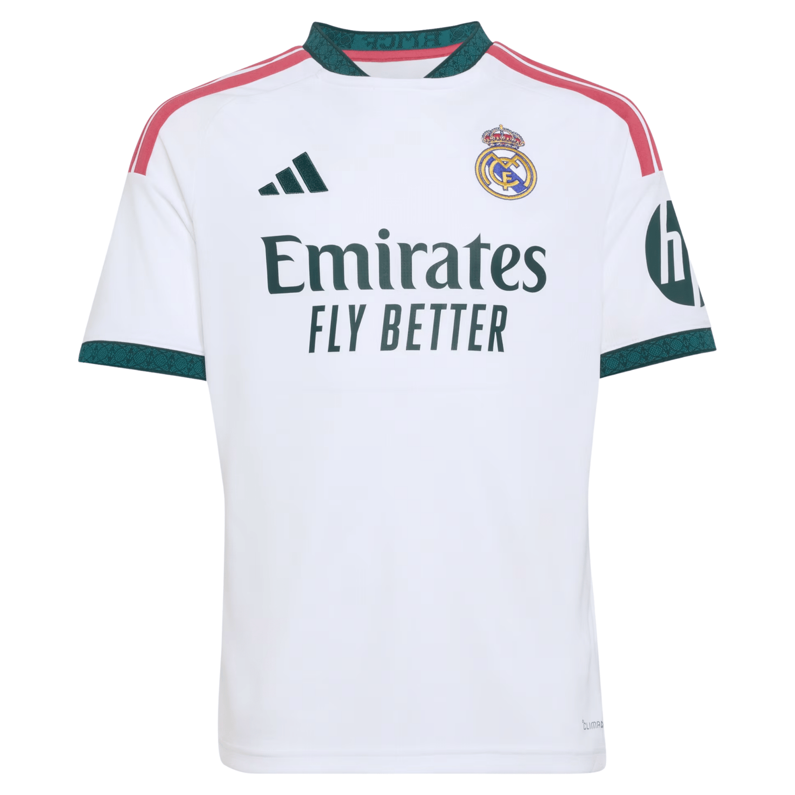 adidas Youth Real Madrid Home Soccer Jersey 26/27 (White) | SoccerWearhouse