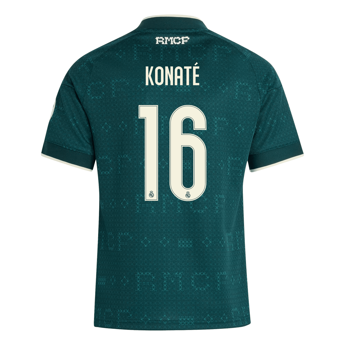 adidas Youth Real Madrid Ibrahima Konaté Away Jersey 26/27 (Green) | SoccerWearhouse