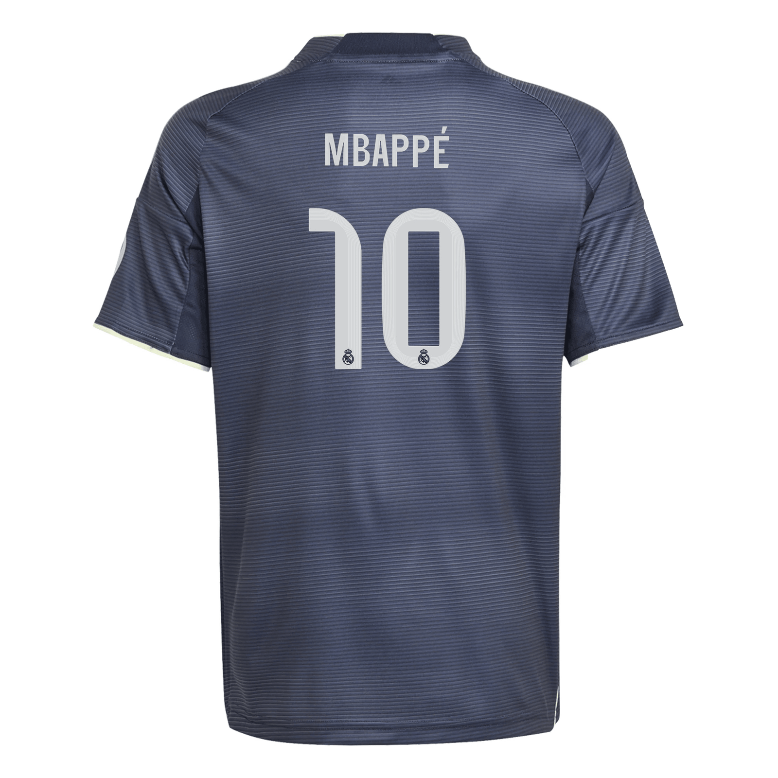 adidas Youth Real Madrid Kylian Mbappe Away Jersey 25/26 (Legend Ink) | SoccerWearhouse