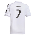 adidas Youth Real Madrid Vini Jr. Home Jersey 25/26 (White)