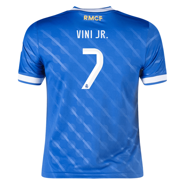 adidas Youth Real Madrid Vini Jr. Third Jersey 25/26 (Blue) adidas Youth Real Madrid Vini Jr. Third Jersey 25/26 (Blue)