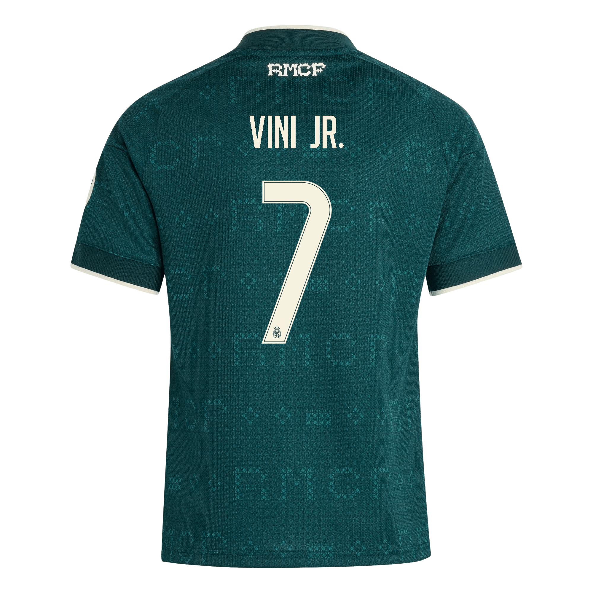 adidas Youth Real Madrid Vinícius Júnior Away Jersey 26/27 (Green)