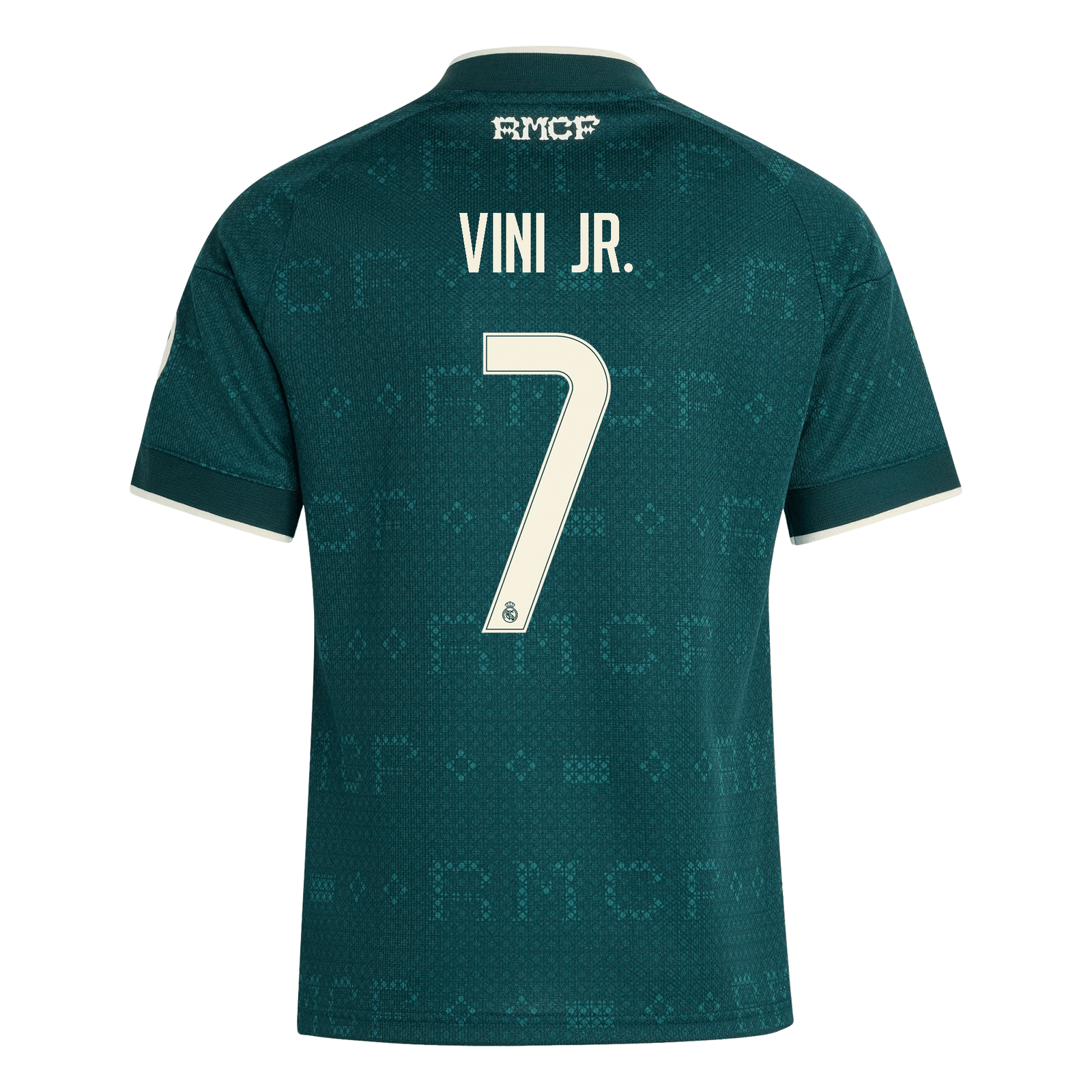 adidas Youth Real Madrid Vinícius Júnior Away Jersey 26/27 (Green) | SoccerWearhouse