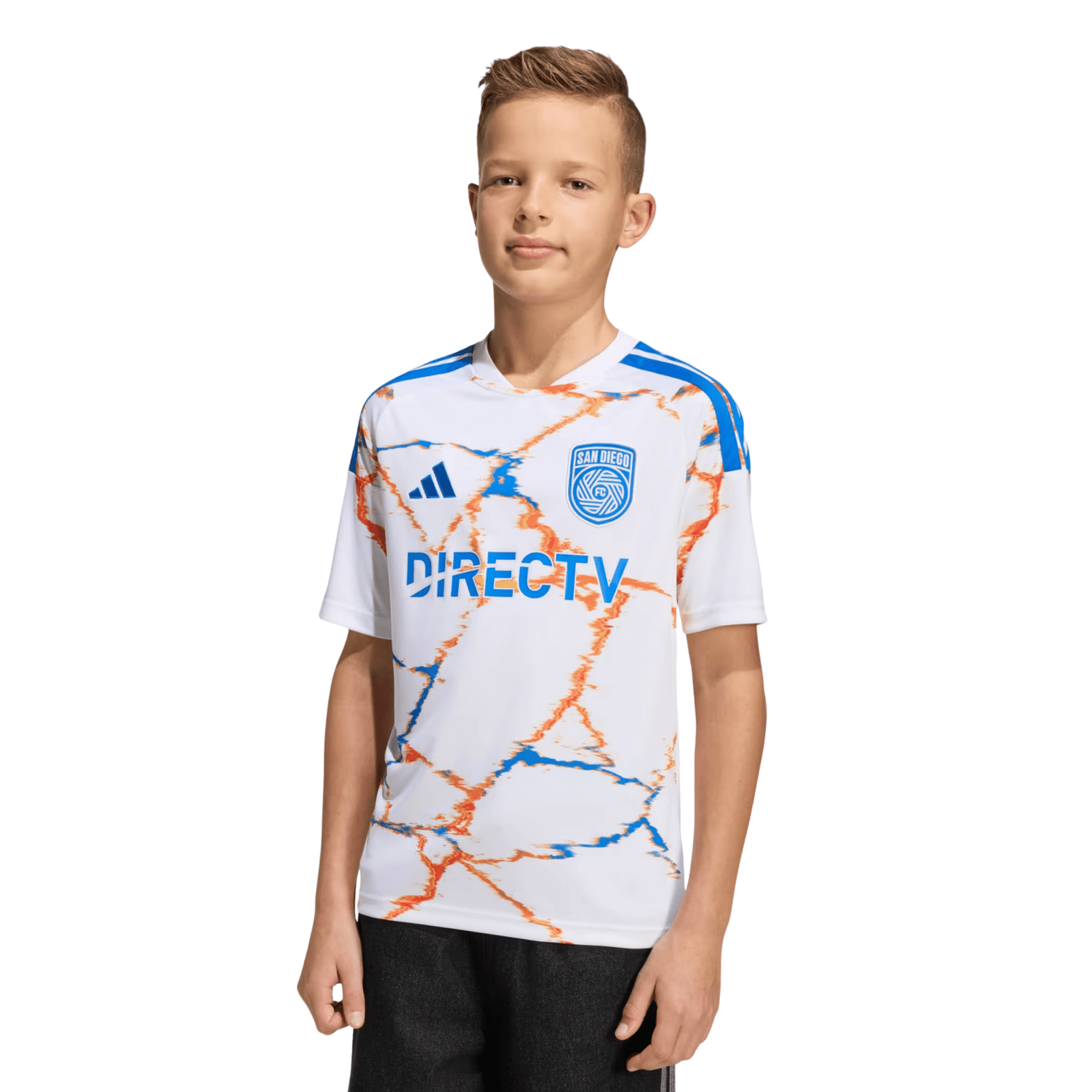 adidas Youth San Diego 26/27 Away Jersey (White) | SoccerWearhouse