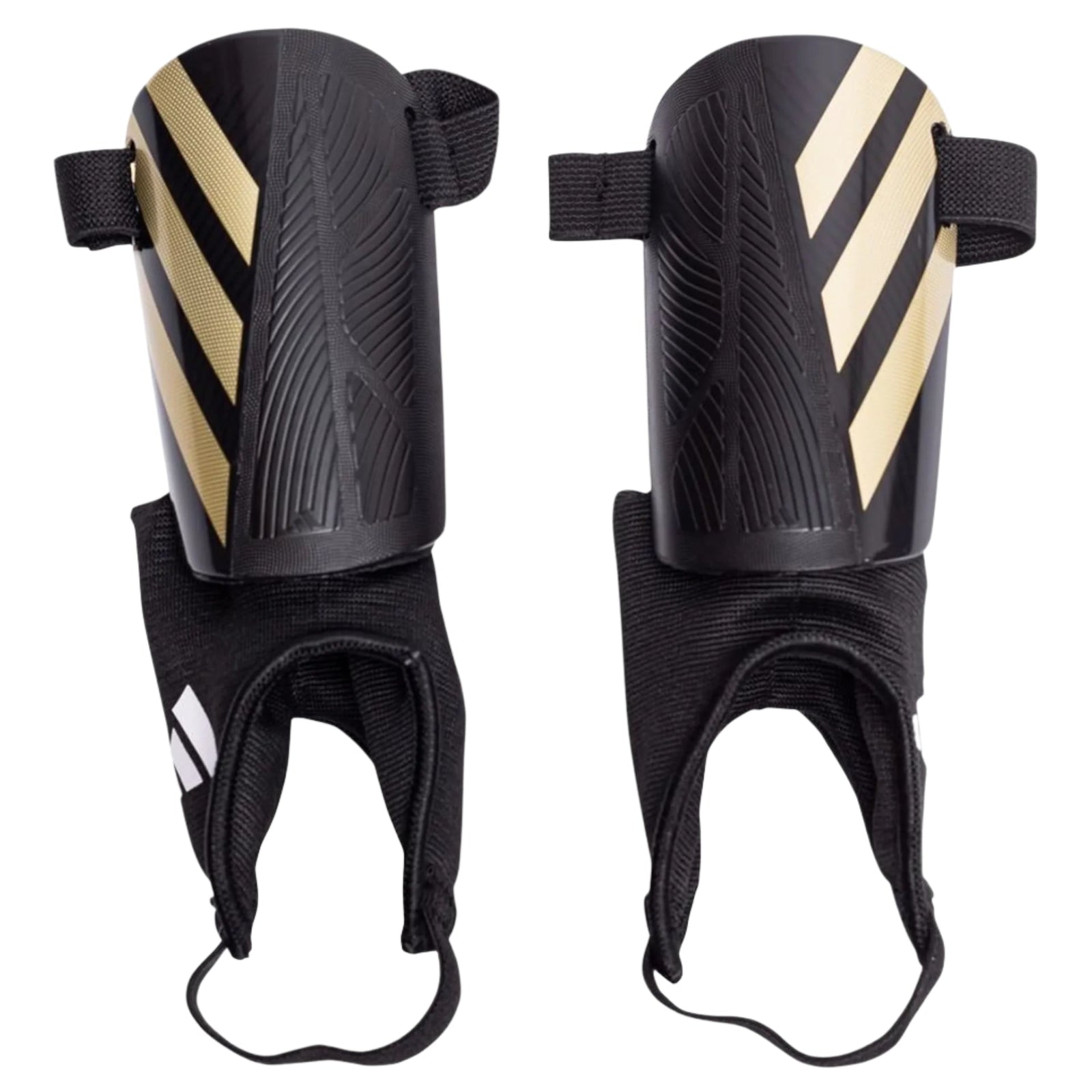 adidas Youth Tiro Match Shin Guard (Black/Gold Metallic/White) | SoccerWearhouse
