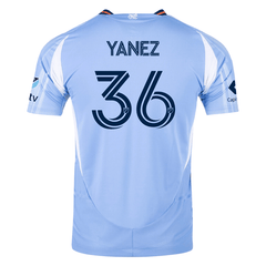 adidas Zidane Yañez New York City FC Authentic Home Jersey 25/26 w/ ML