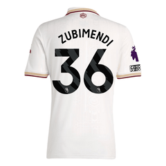 adidas Zubimendi Men's Arsenal FC Third Jersey 25/26 w/ NRFR + EPL Pat