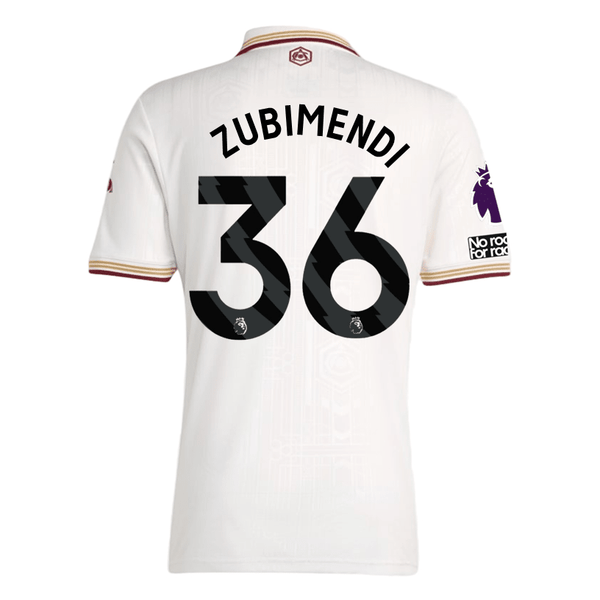 adidas Zubimendi Men's Arsenal FC Third Jersey 25/26 w/ NRFR + EPL Pat