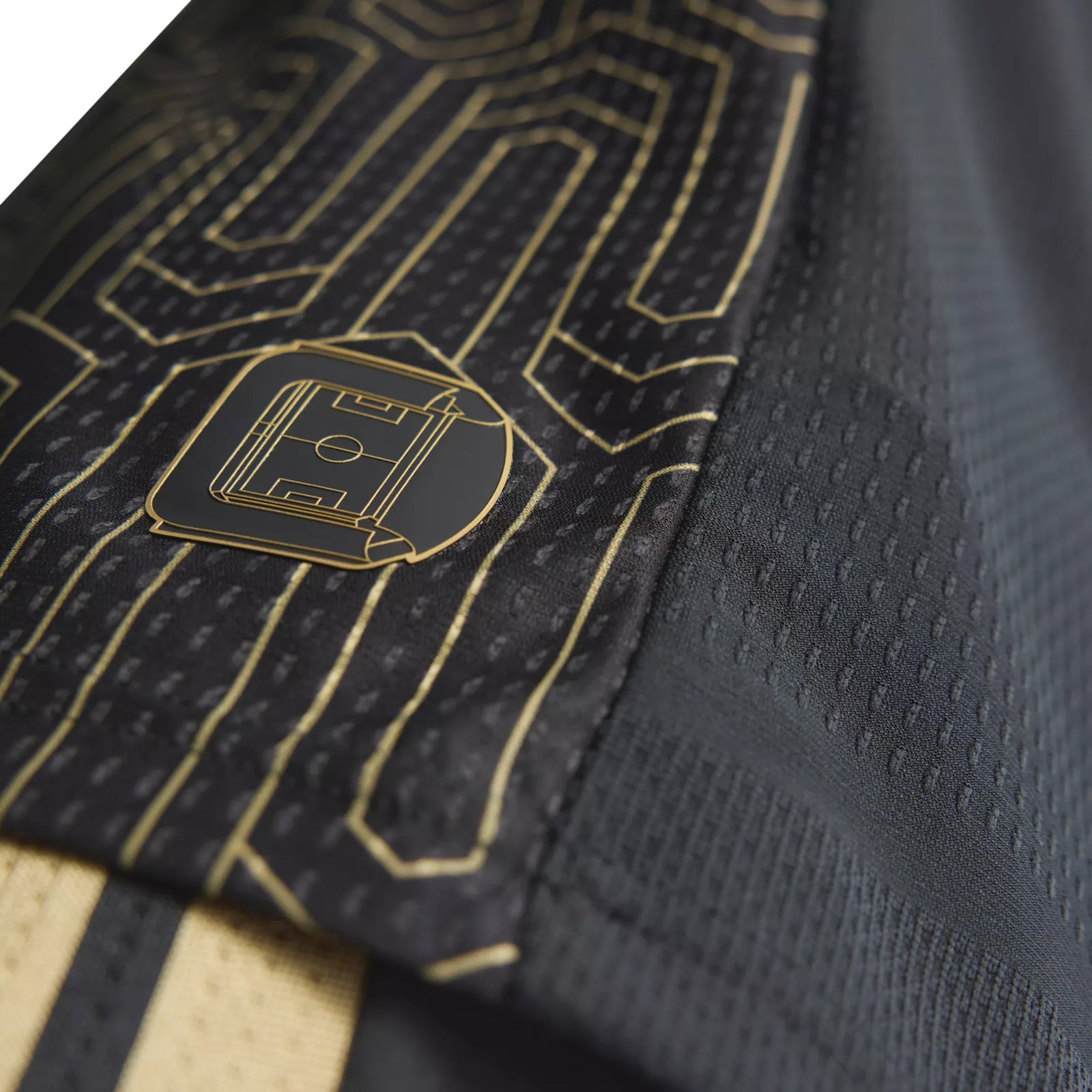 adidas Men's LAFC Authentic Match Home Jersey 26/27 (Black/Gold)