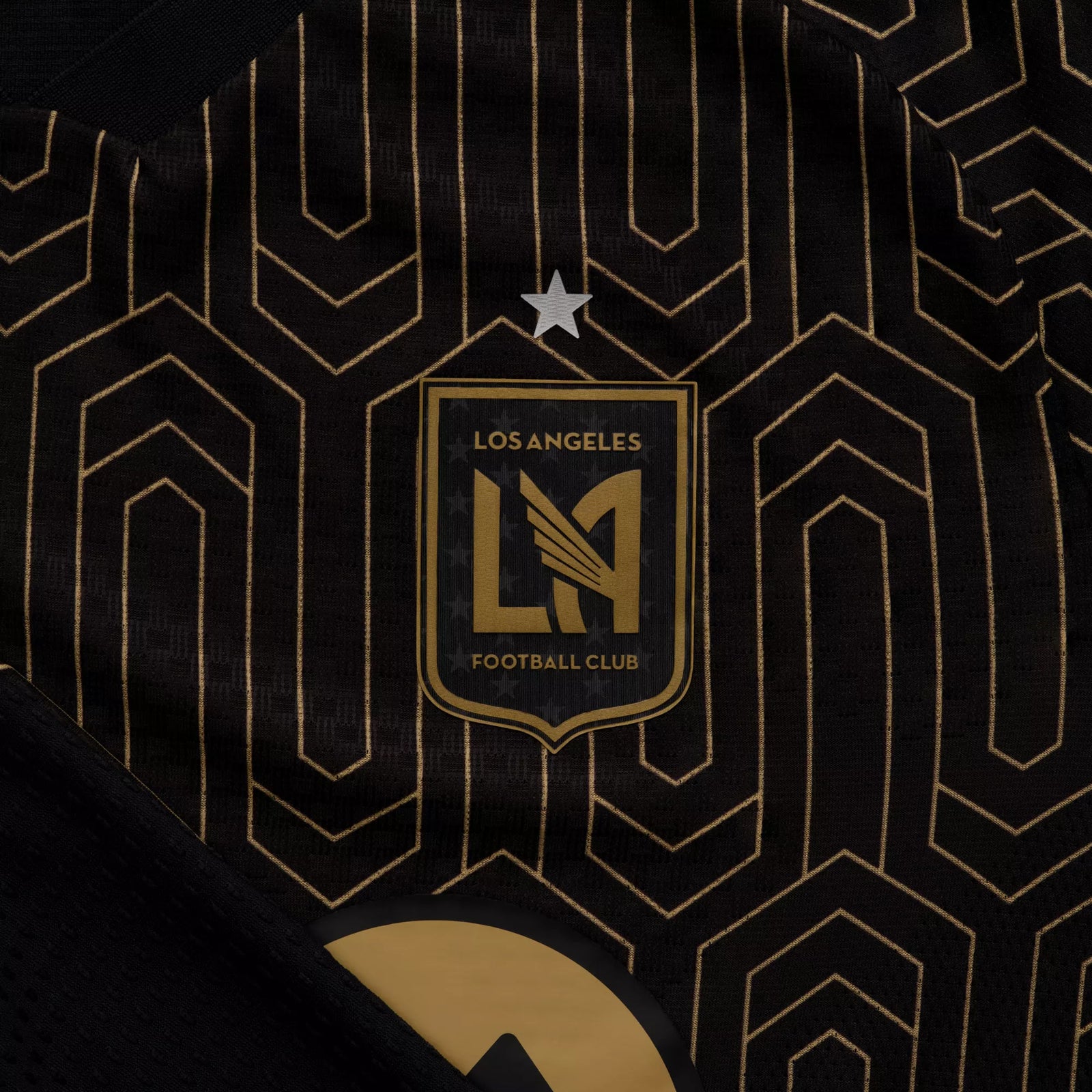 adidas Men's LAFC Authentic Match Home Jersey 26/27 (Black/Gold)